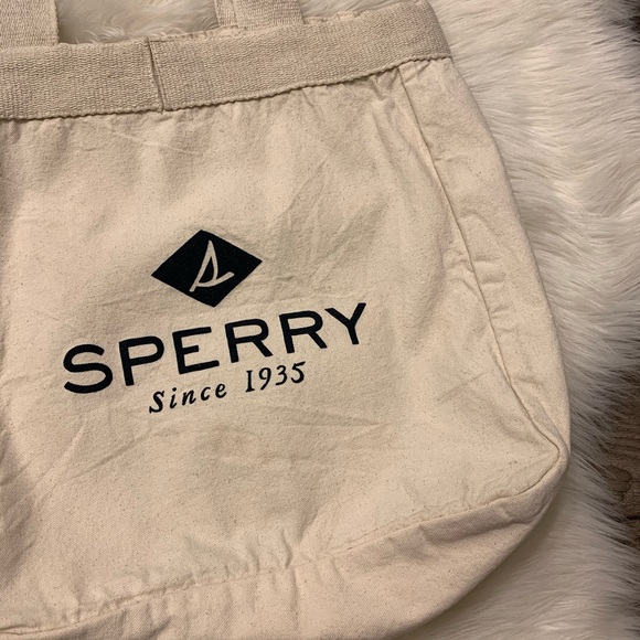 Sperry Since 1935 Large Canvas Tote Bag - Picture 4 of 15